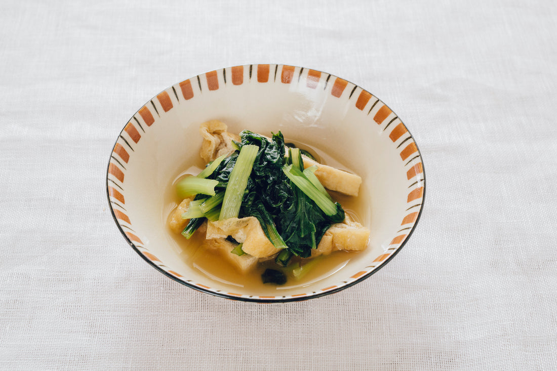 小松菜とおあげの炊いたん