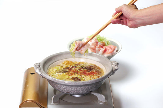 豚バラとキャベツのぽかぽか生姜鍋